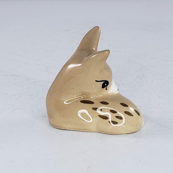 Vintage Szeiler England Deer Fawn Miniature Figurine - Picture 3 of 8